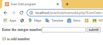 odd even in php|PHP Program .
